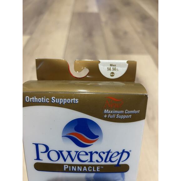 POWERSTEP 14-14.5 Men Full Length Insoles PINNACLE Relieves Heel & Arch Pain E23 - Picture 3 of 4